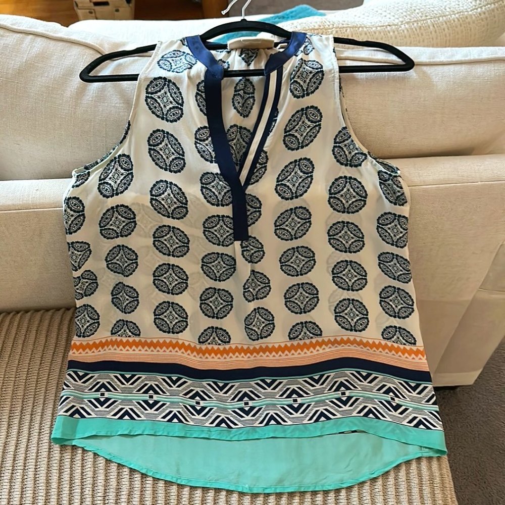 Anthropologie Vanessa Virginia S Sleeveless Silk Blouse